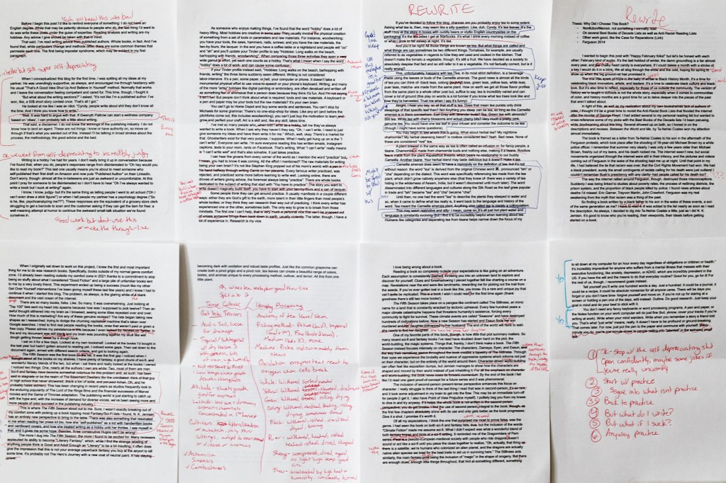 Sketching the First&nbsp;Draft